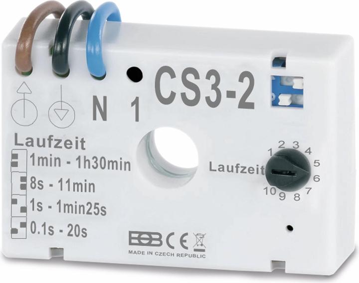 Elektrobock Timer voor trappenhuisverlichting Trappentimer inbouw CS3-2 (Verwarmingsaandrijving)