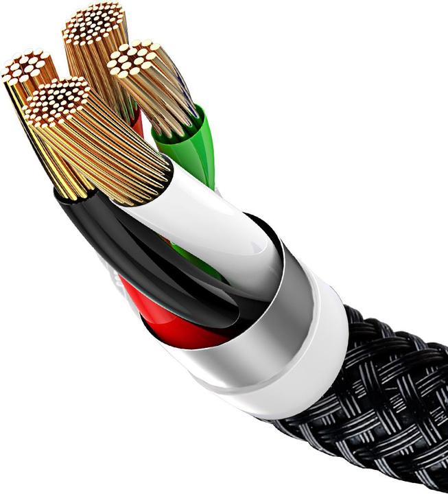 Image du produit Baseus Trois couleurs primaires 3 en 1 (1.20 m, USB 2.0)