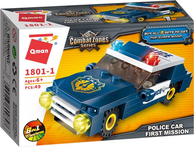 Produktbild Qman Polizei Helikopter 8 in 1