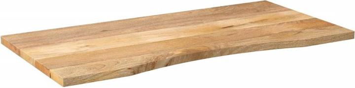 Produktbild VidaXL Schreibtischplatte Tischplatte Holzplatte mit Aussparung Massivholz Mango (120 x 60 x 2.5 cm)