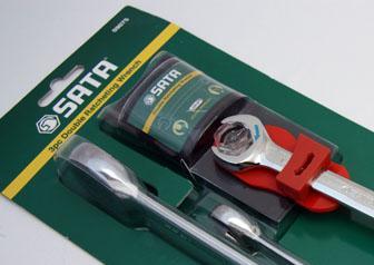Productafbeelding SATA KLUCZE PŁASKO-OCZKOWE Z PODWÓJNĄ GRZECHOTKĄ ZESTAW 3 szt / 10, 13, 17mm (17 mm, 10 mm, 13 mm)