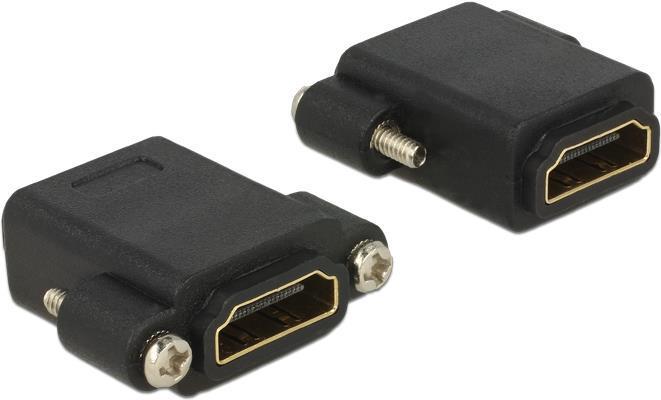 Produktbild Delock Adapter High Speed HDMI Buchse > HDMI Buchse zum Einbau (HDMI, 2.87 cm)