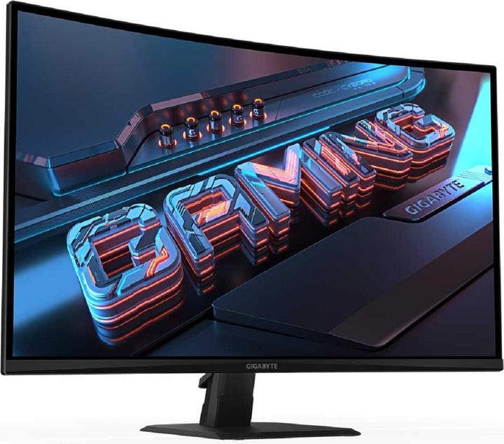 Actual product image Gigabyte Dis 32 GBT GS32QCA QHD 180Hz IPS Curved (2560 x 1440 pixels, 31.50")