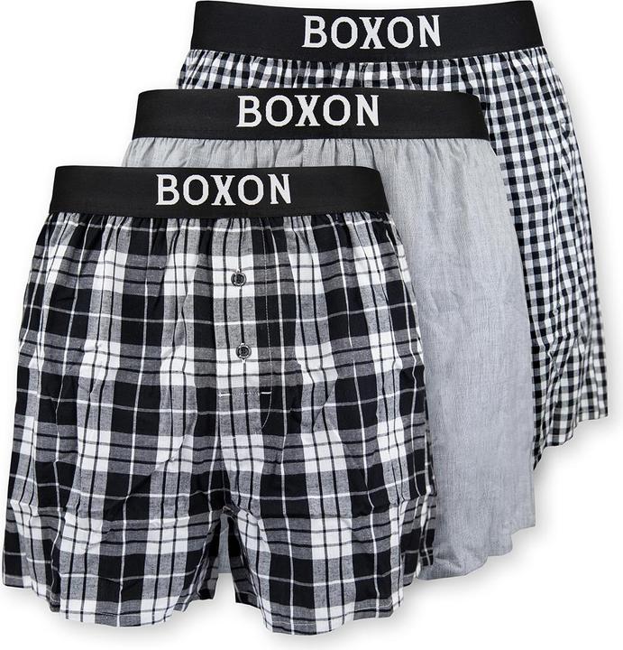 Produktbild Boxon 3er Pack Web Boxershorts (3XL, 3er Pack)