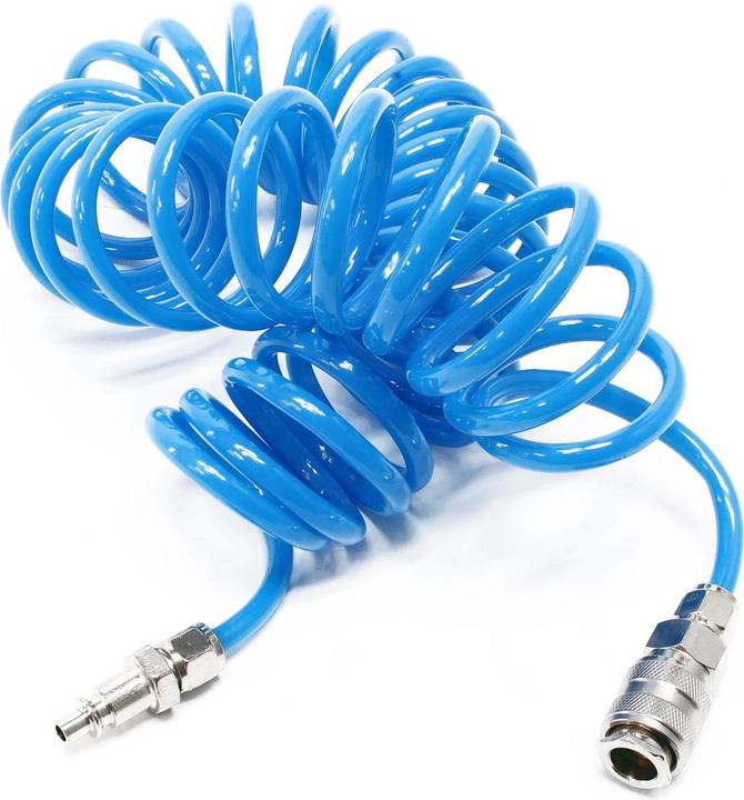 Actual product image Wiltec Air duster blow gun dust cleaning with 5 m recoil hose