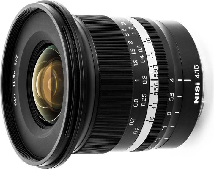 Actual product image Nisi 15mm F/4 ASPH Super Wide Angle Lens - (full size)