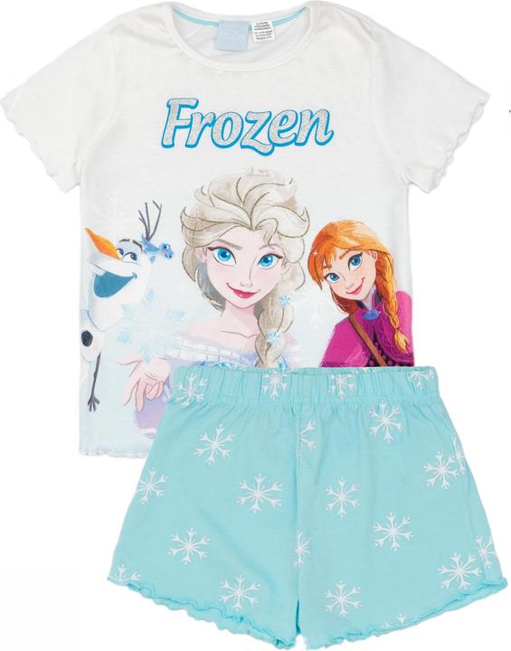 Disney Frozen Mädchen Anna Und Elsa Kurzer Pyjama Set