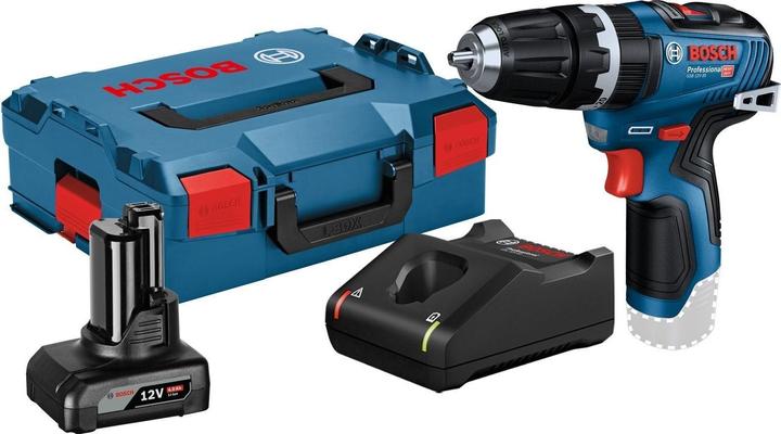 Bosch Hausgeräte Bosch Akku-Schlagbohrmaschine GSB 12V-35 / 1x 4,0 Ah Akku + Ladegerät in L (Rechargeable battery operated)