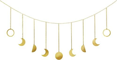 Produktbild Alopini Mond Girlande Ästhetische Raumgestaltung Makramee Wandbehang Boho Deko Schlafzimmer Wanddeko