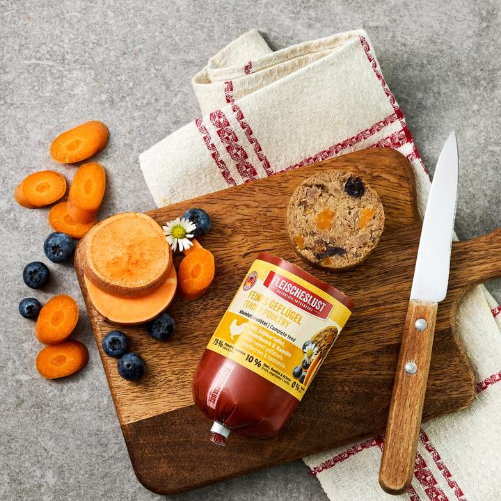 Image du produit Fleischeslust Nourriture humide Volaille fine avec patate douce 200 g (Adulte, 1 pcs, 200 g)