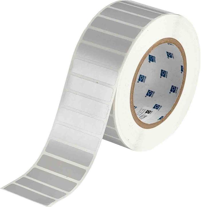 Brady THT-53-413-3, Polyester, Silber, 50.80 x 12.70 mm, permanent (3000 E.)
