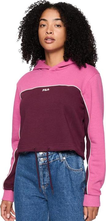 Actual product image Filipek Wood Bluza damska Fila Laagna różowo-bordowa FAW0907 43200 S (S)