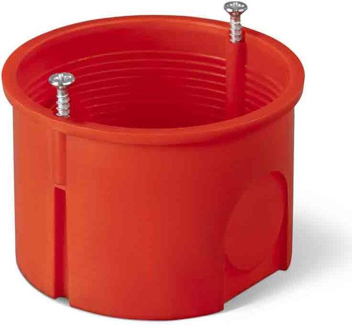 Image du produit Elektro-Plast Puszka podtynkowa 60mm z wkrętami czerwona PK-60 PRO (0281-01)