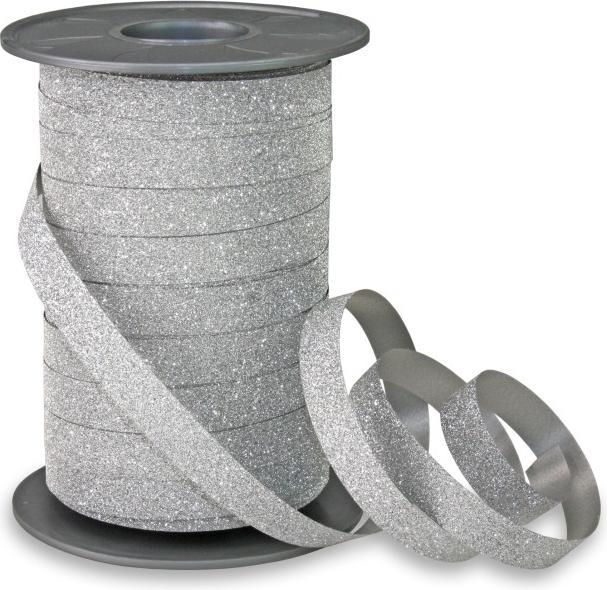 Actual product image Präsent W'giftb. GLITTER silver (Gift ribbon, 1 x)
