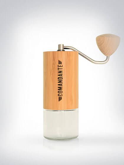 Actual product image Comandante C40 MK4 Nitro Blade America Cherry Coffee Grinder