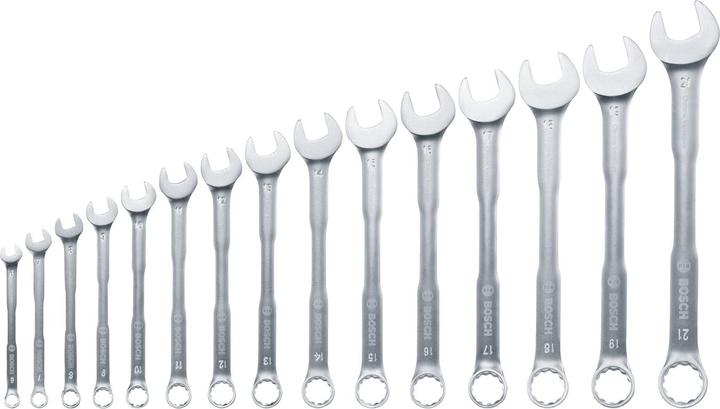Bosch Professional BOSCH Ringmaulschlüssel-Set, 1600A02Z9E, 15-teilig