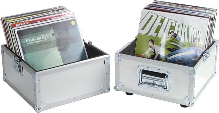 Image du produit Roadinger Boîtier à panneaux Profi ALU 50/50 lisse 100LPs (Accessoire)