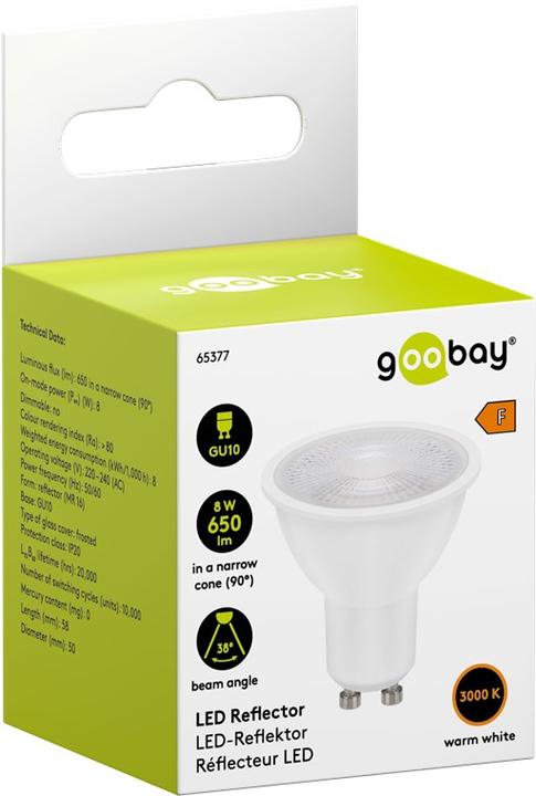 Immagine prodotto Goobay Riflettore LED, 8 W (GU10, 8 W, 650 lm, 1 x, F)