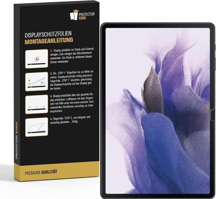 Actual product image Protectorking 6x Panzerfolie Anti-Shock matt entspiegelt (6 Piece, Galaxy Tab S7 FE)