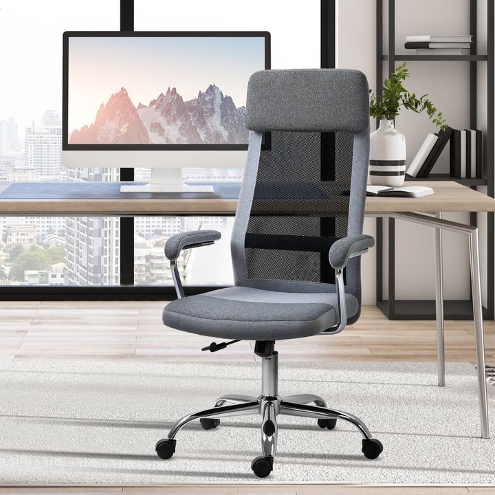Produktbild Vinsetto Bürostuhl ergonomisch und mit hoher Rückenlehne