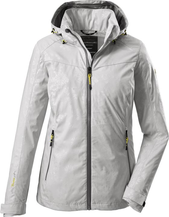 Killtec Damen Softshelljacke mit abzippbarer Kapuze Vojak WMN SOFTSHELL JCKT B, hellgrau, 38, 36468- (38)