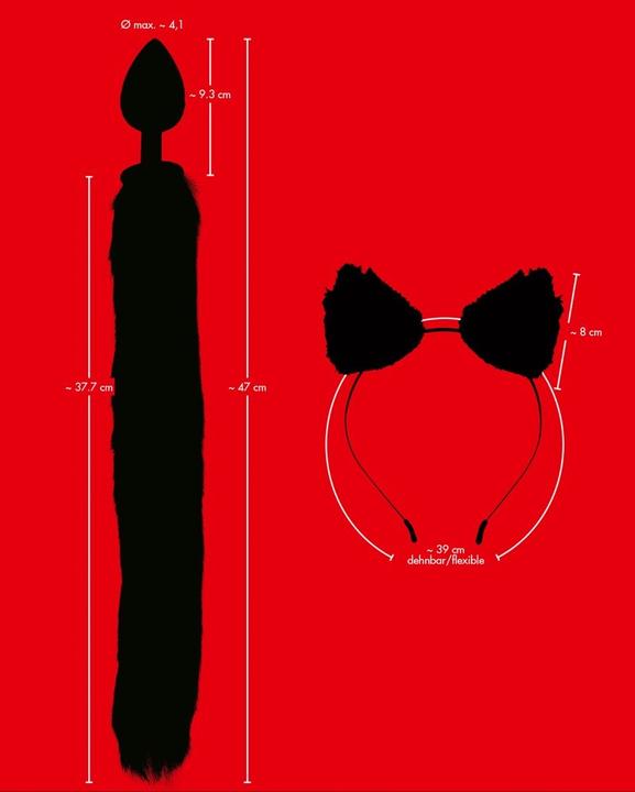 Produktbild Bad Kitty Pet Play Plug & Ears