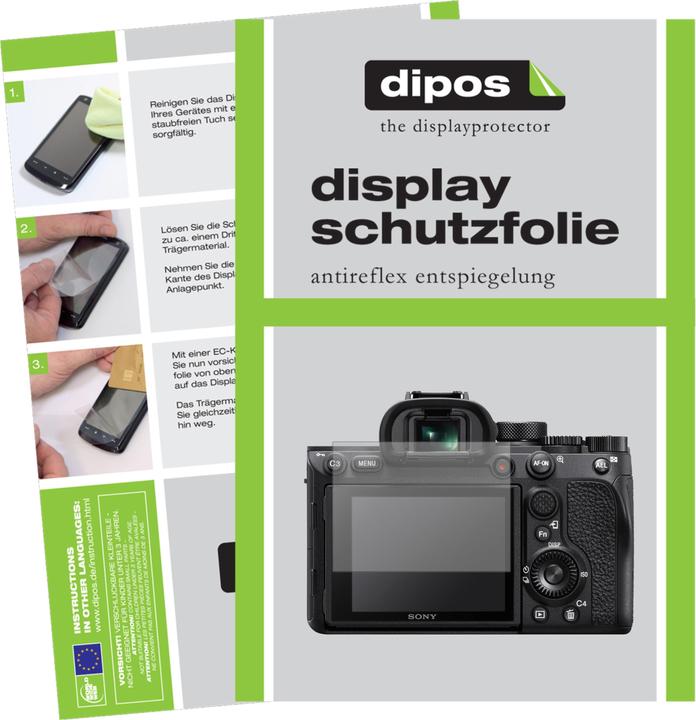 Dipos Displayschutzfolie Antireflex (Displayschutz, Sony A7R IV)