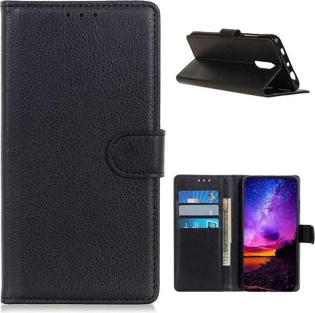 Produktbild MU Classic Litchi Leder Bookcover Series (Nokia 2.4)