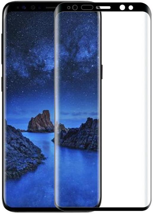 Actual product image PhoneLook 3D Tempered Glass Full Screen Display Protection Glass with Black Frame (1 Piece, Samsung Galaxy S9+)