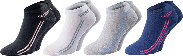 Casativo Sneaker Socken Damen (4er Pack, 39 - 42)