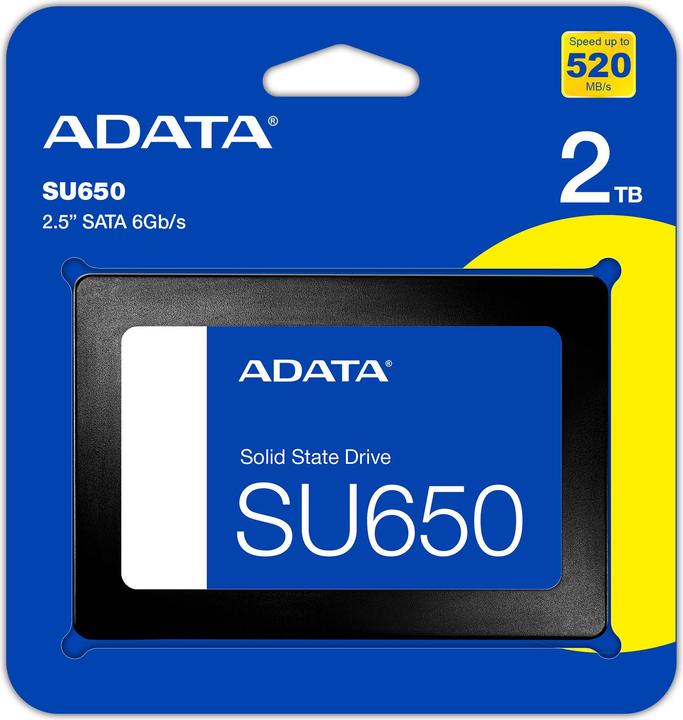 Energy Label Adata Ultimate SU650 2TB, SATA (2000 GB, 2.5")