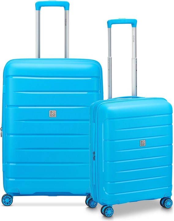 Immagine prodotto Modo by Roncato Starlight 3.0 4 Rollen Kofferset 2-teilig mit Dehnfalte (112 l, L (90 - 115l))