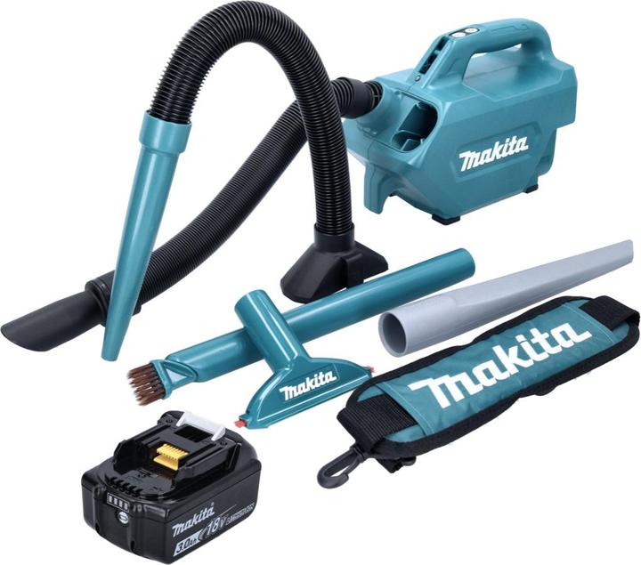 Image du produit Makita DCL 184 F1 Aspirateur sans fil 18 V - 54 mbar - 0,5 l + 1x Batterie 3,0 Ah - sans chargeur