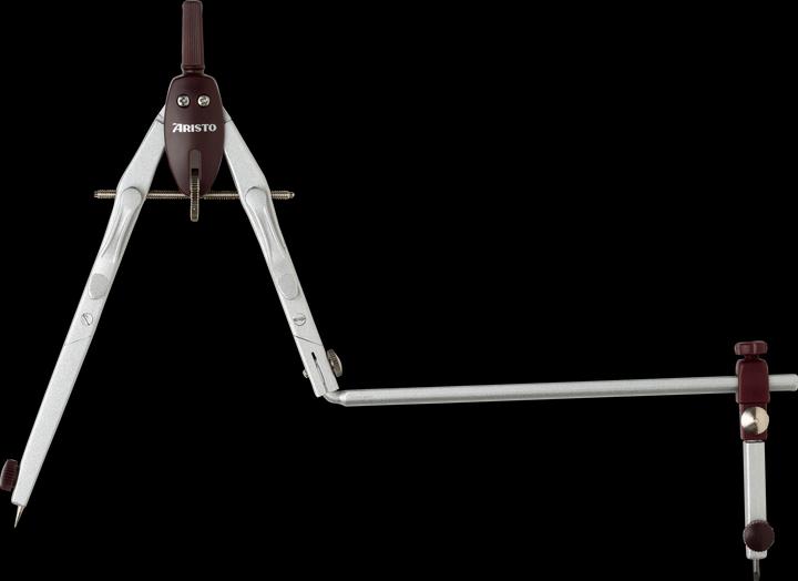 Actual product image Aristo Quick-adjusting compass Geocollege max. 320mm length: 170mm silver