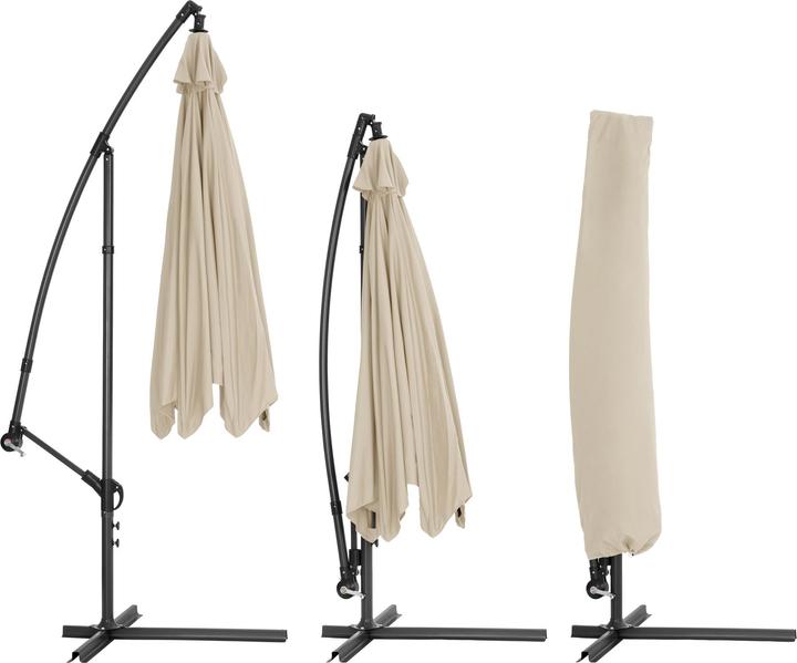 Immagine prodotto tectake Parasole con copertura di protezione (3.50 m)