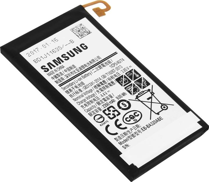 Actual product image Samsung EB-BA320ABE 2350 mAh battery