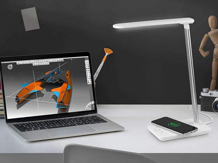 Produktbild Tracer table lamp Luna table lamp with 10W wireless charger (230 lm)