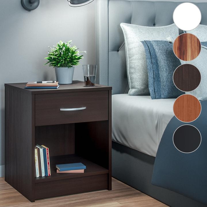 Actual product image Casaria Nightstand (50 x 40 x 35 cm)