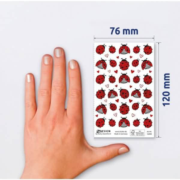 Actual product image Avery Deco stickers
