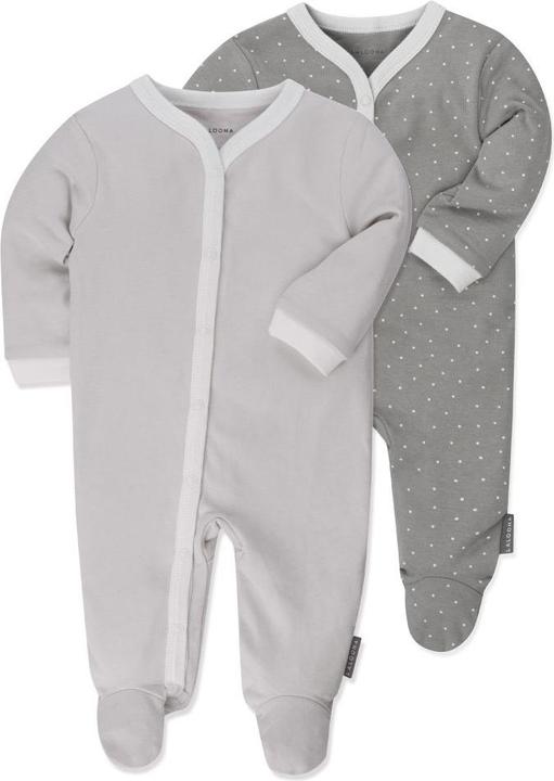 Image du produit La Loona LaLoona Pyjamas pour bébé Pyjamas, lot de 2 - Gris (62)