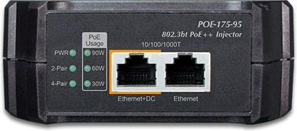 Immagine prodotto Planet POE-175-95 - IEEE 802.3bt - 10/100/1000Base-T(X) - Cat6 - Nero - 100 - 240 V