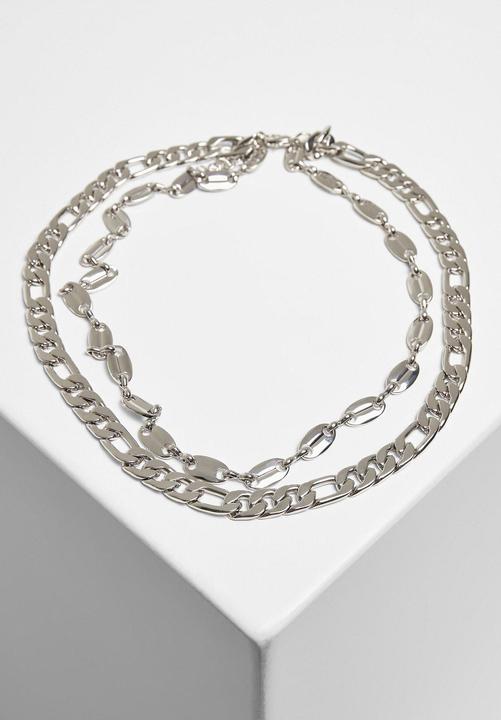 Actual product image Urban Classics Layering Basic Necklace (100% Iron)