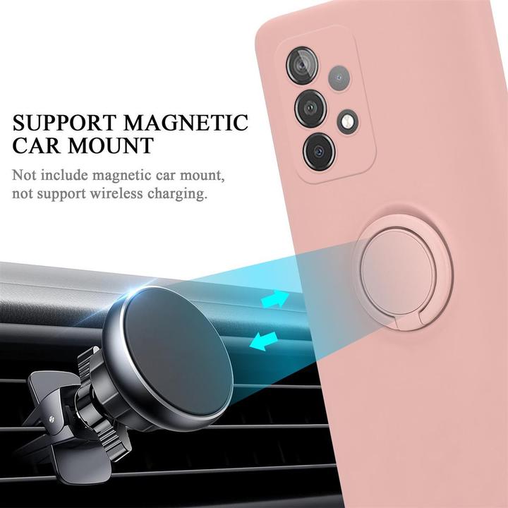Actual product image Cadorabo TPU Liquid Ring Silicone Case Cover (Samsung Galaxy A52, Samsung Galaxy A52 5G, Samsung Galaxy A52s 5G)