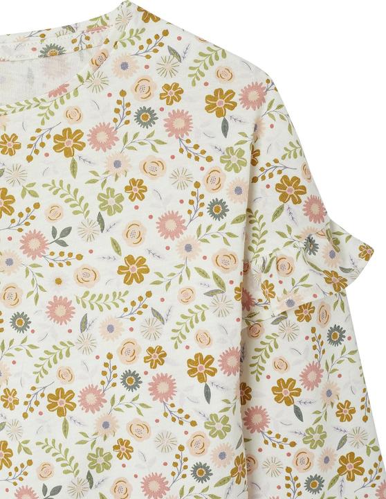 Produktbild Vertbaudet 2er-Pack Mädchen Schlafanzüge FLOWER POWER, lang & kurz, Recycling-Baumwolle (140)