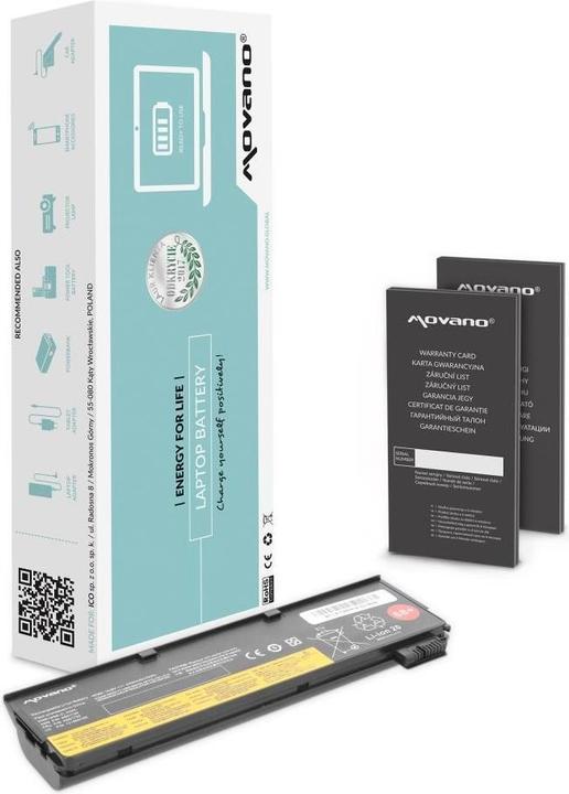Actual product image Movano Bateria Lenovo T440 X240 (BT/LE-T440) (6 Cells, 4400 mAh)