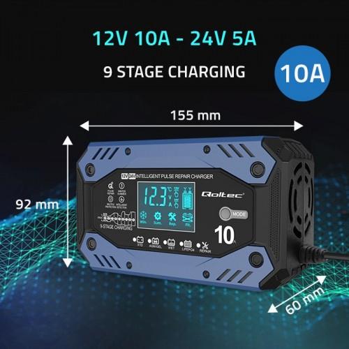 Produktbild Qoltec 52482 (12V, 24V, 10 A)