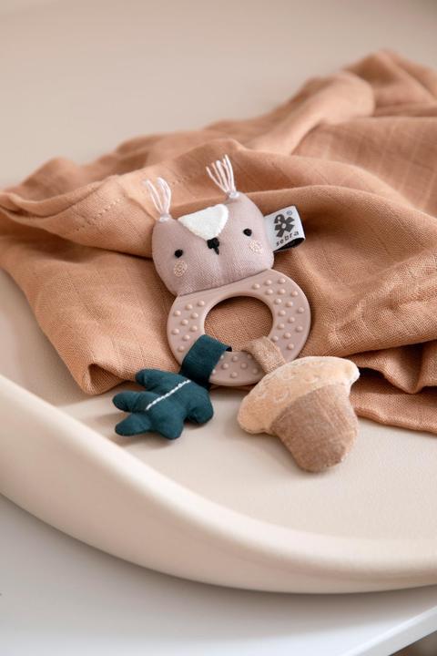 Actual product image Sebra Activity rattle Zappy The Squirrel