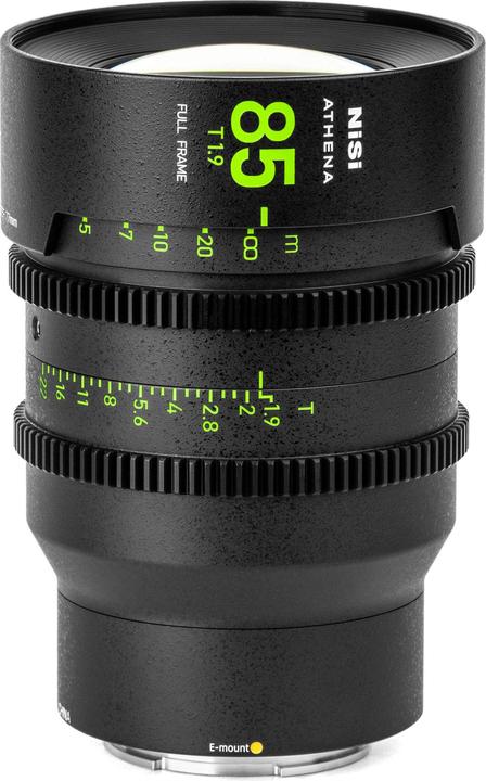 Actual product image Nisi ATHENA PRIME Full Frame Cinema Lens Kit – 14mm, 25mm, 35mm, 50mm, 85mm + Case (E Mount, No Drop) (C-mount)