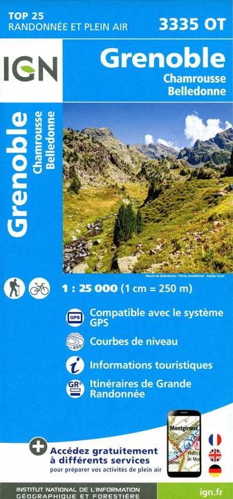 Actual product image 3335ET le Bourg d'Oisans, l'Alpe d'Huez, Grandes Rousses, Sept Laux
