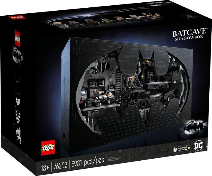 Produktbild LEGO Bathöhle Schaukasten (76252, LEGO Seltene Sets, LEGO DC)